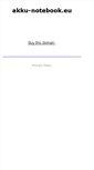 Mobile Screenshot of akku-notebook.eu